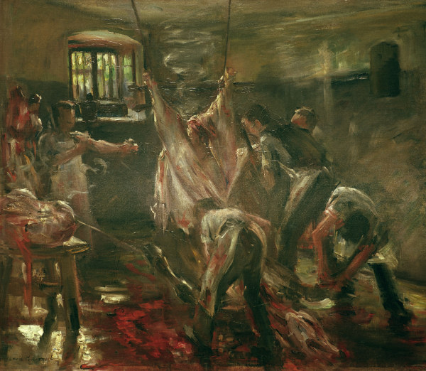 At the Abattoir from Lovis Corinth