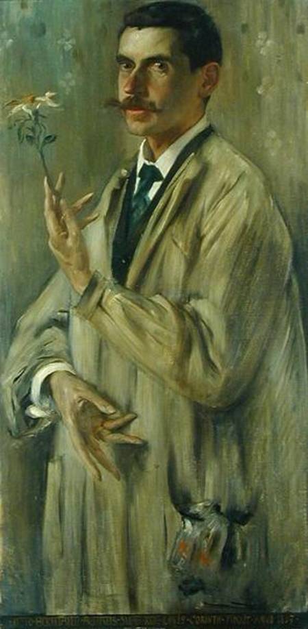 Portrait of Otto Eckmann (1865-1902) from Lovis Corinth