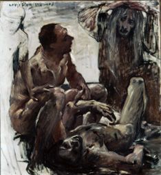 Study for lamentation of the dead from Lovis Corinth