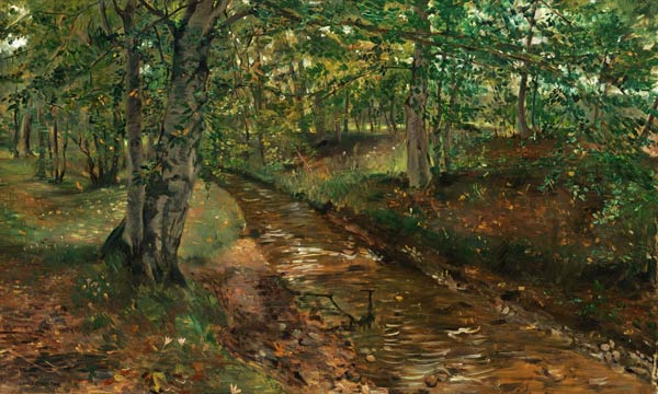 Woods creek at piece of Heinrich at the Starnberger lake from Lovis Corinth