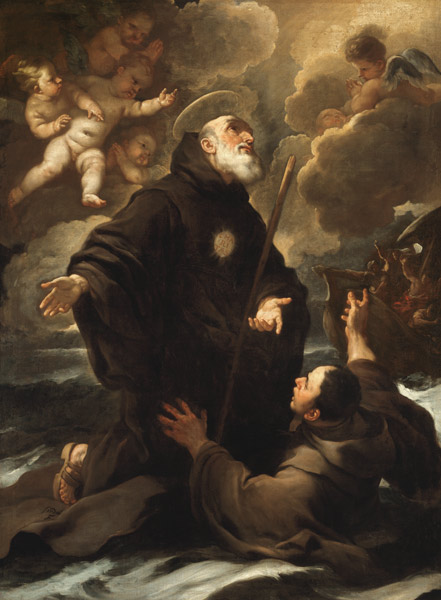 L.Giordano / St. Francis of Paola from Luca Giordano