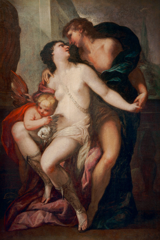Luca Giordano, Venus und Adonis from Luca Giordano