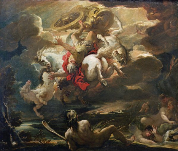 L.Giordano, The Fall of Phaeton from Luca Giordano