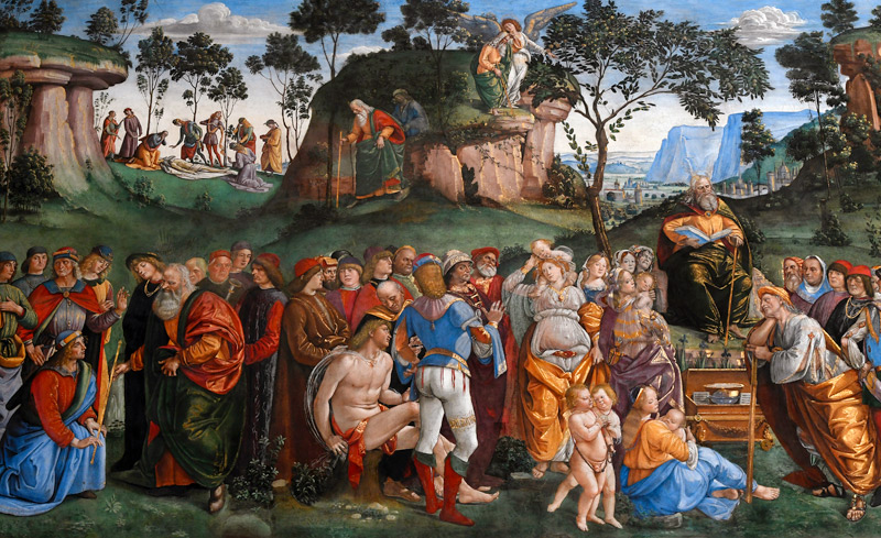 The Testament of Moses from Luca Signorelli