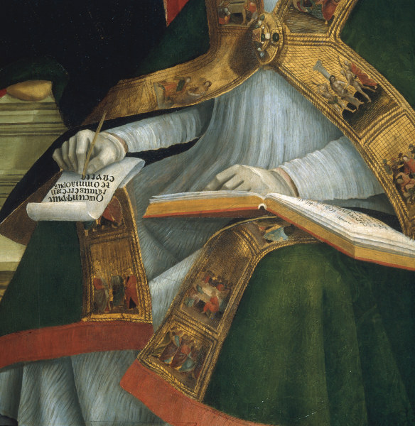 Hands of St.Athanasius from Luca Signorelli