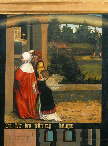 Das 3. Gebot: Du sollst den Feiertag heiligen from Lucas Cranach the Elder