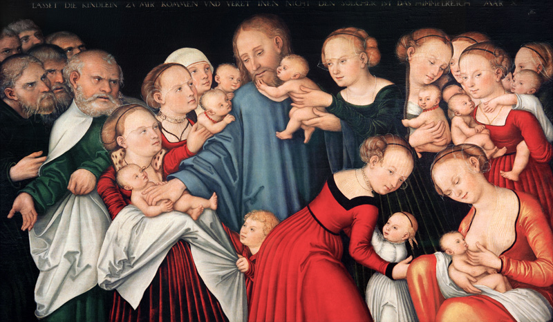 Christ Blessing the Children from Lucas Cranach the Elder