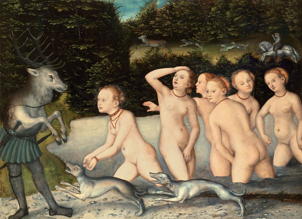 Diana and Actaeon from Lucas Cranach the Elder