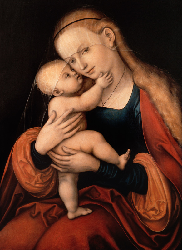 Madonna with child (Passauer picture with miraculous powers) from Lucas Cranach the Elder