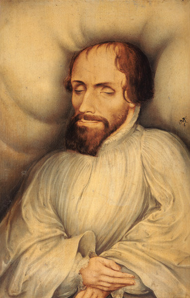 Philipp Melanchton on the deathbed. from Lucas Cranach the Elder