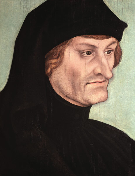 Portrait of Rudolf Agricola (1444-85) from Lucas Cranach the Elder