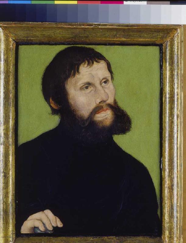 Portrait Martin Luthers as Junker Jörg from Lucas Cranach the Elder