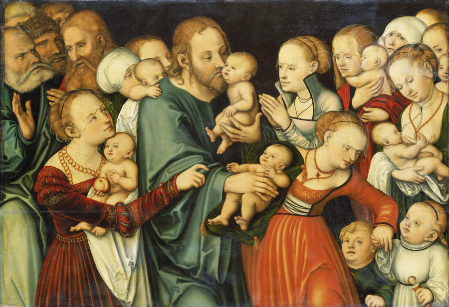 Christ Blessing the Children from Lucas Cranach the Elder