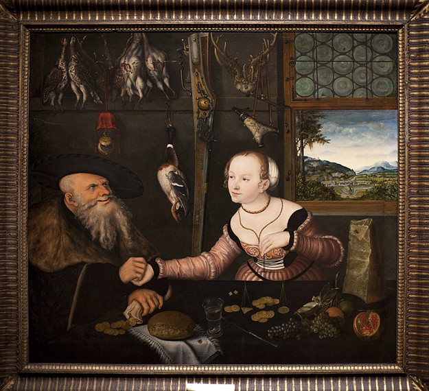 The Ill matched Couple from Lucas Cranach the Elder