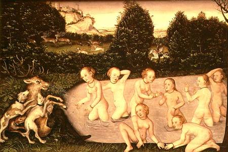 Diana and Actaeon from Lucas Cranach the Elder