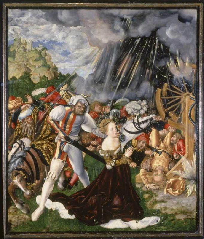 The decapitation of St. Katharina. from Lucas Cranach the Elder