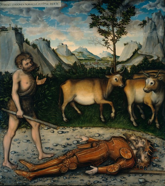 Hercules and the Cattle of Geryones (From The Labours of Hercules) from Lucas Cranach the Elder