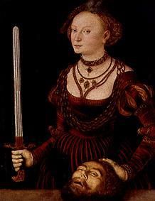 Judith with the head of the Holofernes. from Lucas Cranach the Elder