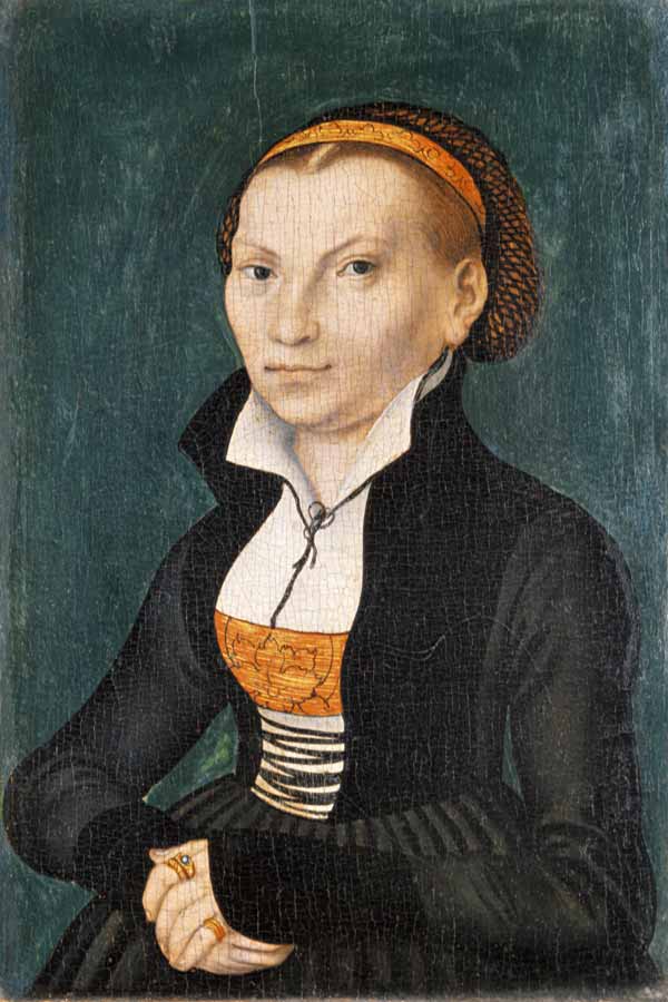 Katharina von Bora, future wife of Martin Luther from Lucas Cranach the Elder
