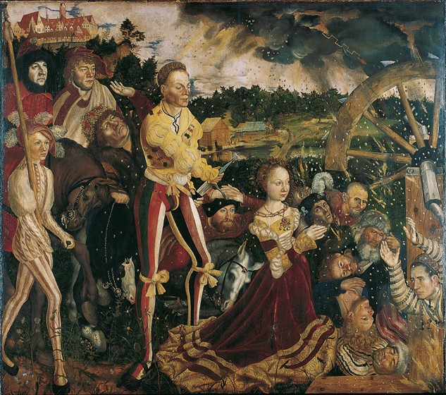 Altarpiece with the Martyrdom of Saint Catharine, central panel from Lucas Cranach the Elder
