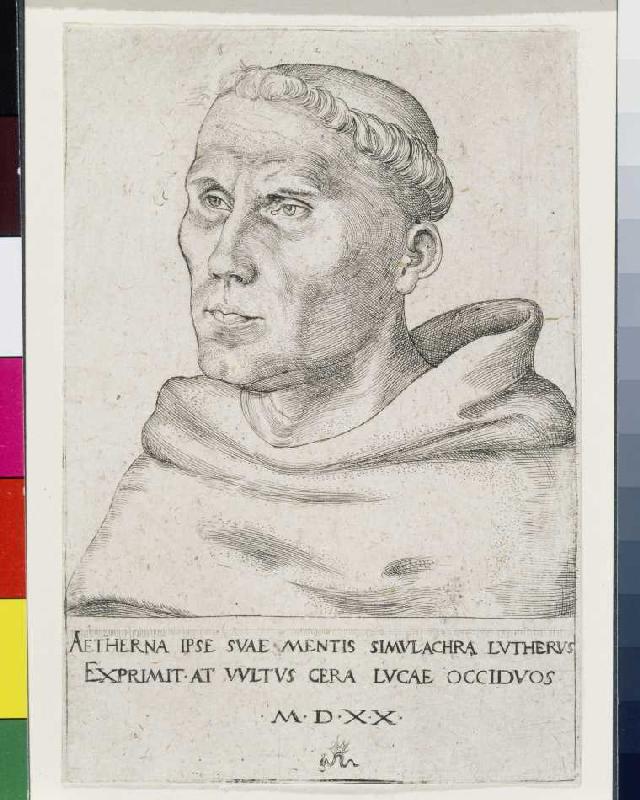 Luther als Augustinermönch from Lucas Cranach the Elder