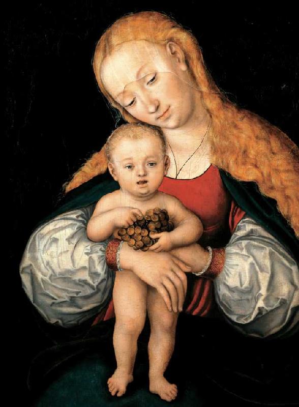 Madonna mit Kind und Trauben from Lucas Cranach the Elder