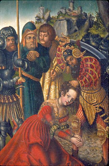 Martyrdom of St Catherine from Lucas Cranach the Elder