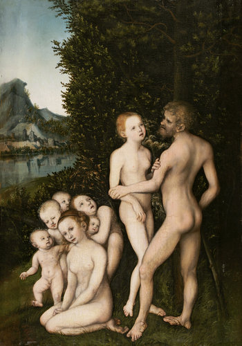 Mythologische Szene (Das Silberne Zeitalter?) from Lucas Cranach the Elder