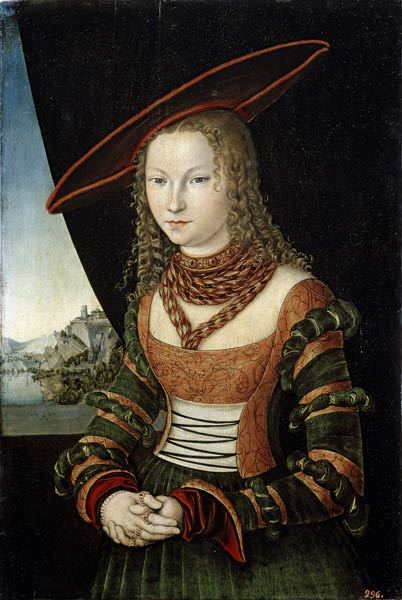 Portrait of a Lady from Lucas Cranach the Elder