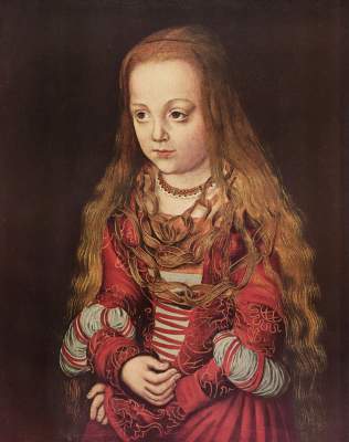 Saxon princess from Lucas Cranach the Elder
