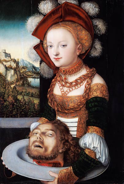 Salome with the head of Johannes. from Lucas Cranach the Elder