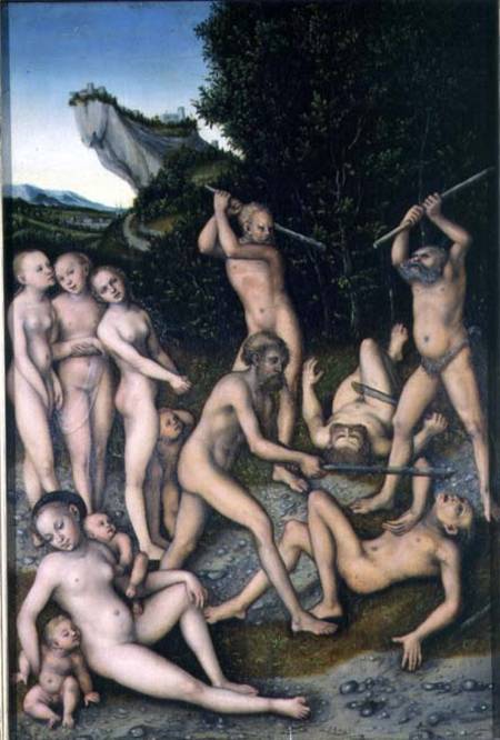 The SIlver Age or The Effects of Jealousy from Lucas Cranach the Elder