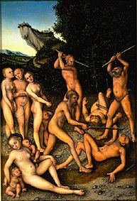 The triumph of the jealousy. from Lucas Cranach the Elder