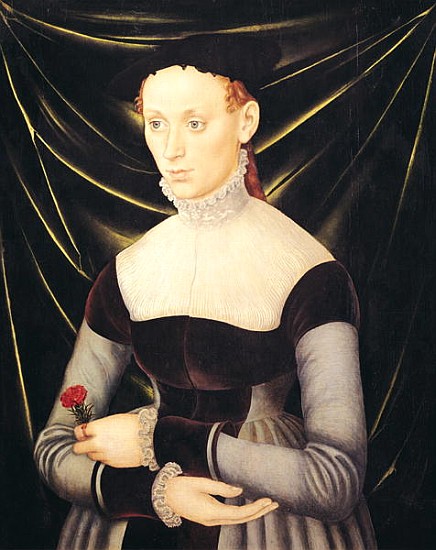Woman with a Carnation from Lucas Cranach the Elder