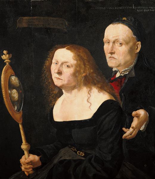 The painter Hans Burgkmair and his Mrs Anna. from Lucas Furtenagel