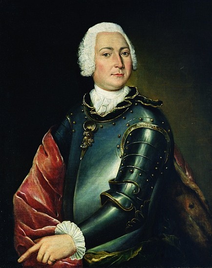 Portrait of Count Ernst Christoph von Manteuffel from Lucas Conrad Pfanzelt