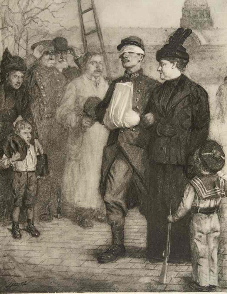 Greeting the Wounded from Lucien Hector Jonas