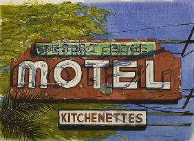 Desert Edge Motel, 2006 (w/c on paper) 