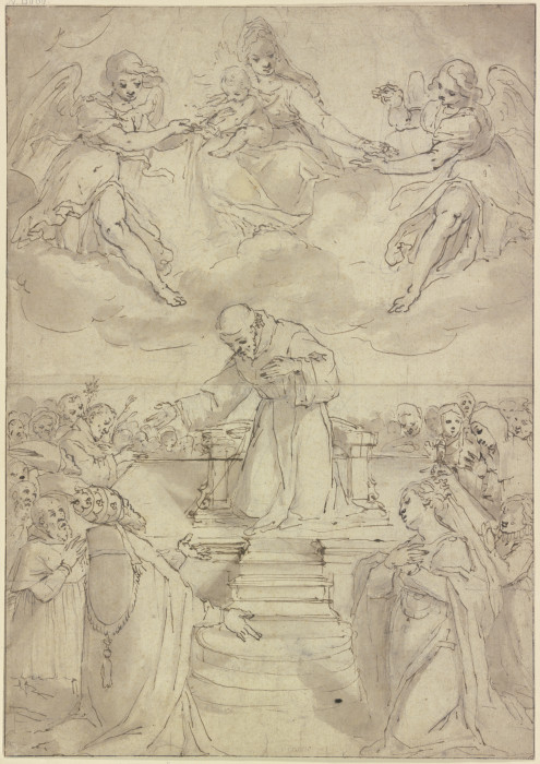 Allegory of the Cordons of St. Francis from Ludovico Carracci