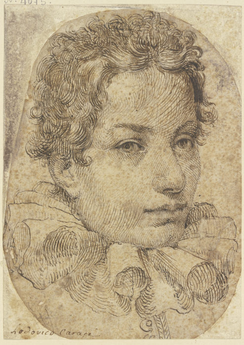 Junger Mann mit Halskrause from Ludovico Carracci
