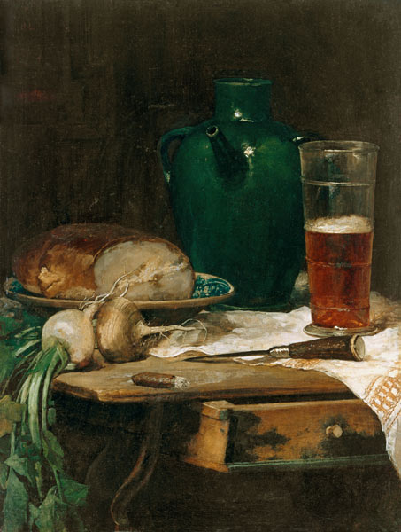 Quiet life with bread and beer from Ludwig Eibl