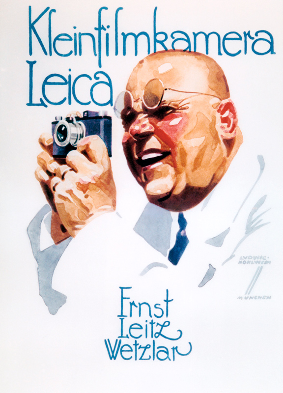 Small film camera Leica - Ernst Leitz, Wetzlar from Ludwig Hohlwein