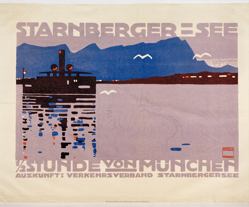 Starnberger Lake from Ludwig Hohlwein