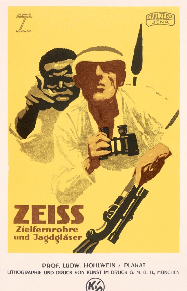 Zeiss riflescopes and hunting glasses from Ludwig Hohlwein
