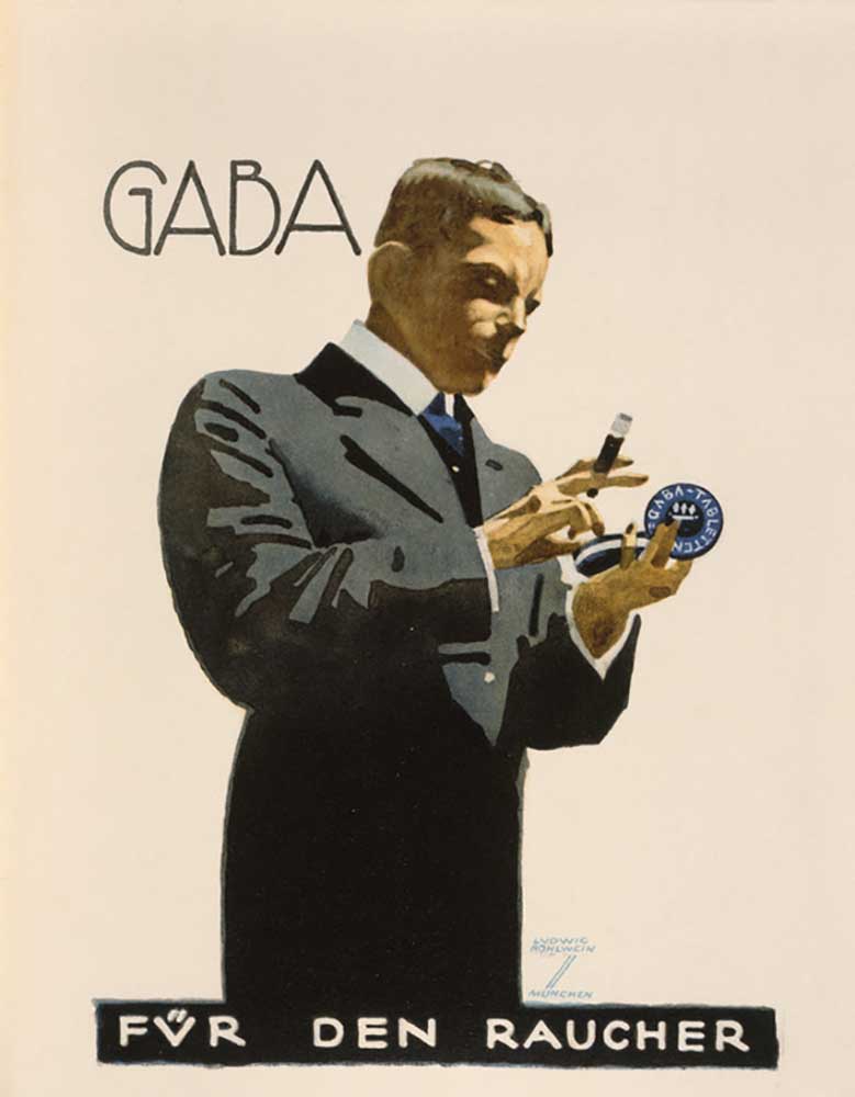 Gaba / For the smoker from Ludwig Hohlwein