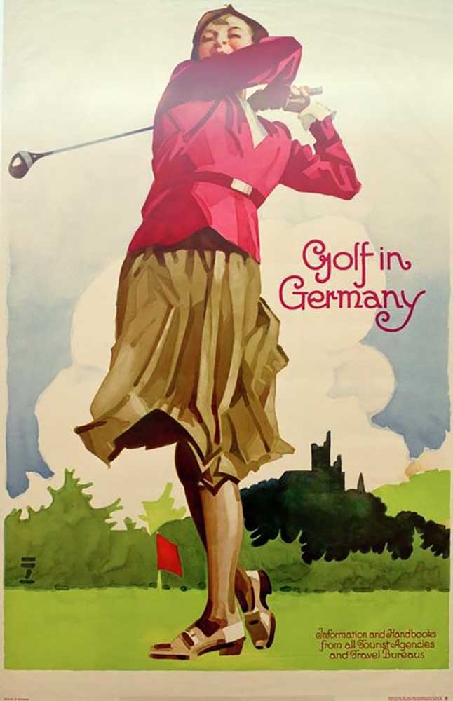 Golf in Germany / Information and Handbooks from all Tourist Agencies and Travel Bureaus from Ludwig Hohlwein