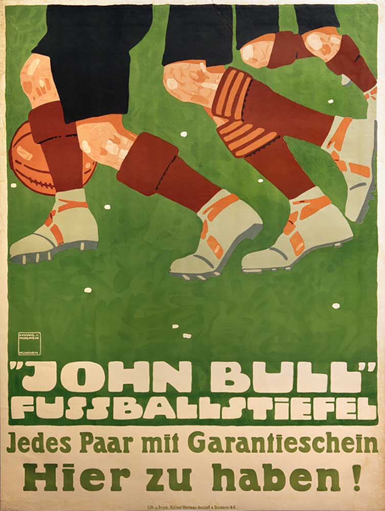 JOHN BULL FOOTBALL BOOTS. Every couple with guarantee certificate. To have here! from Ludwig Hohlwein
