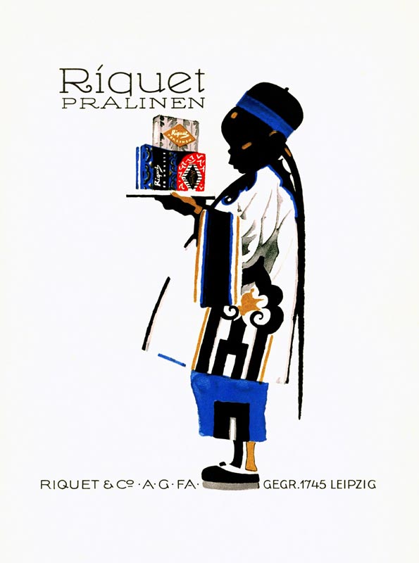 Riquet chocolate products from Ludwig Hohlwein