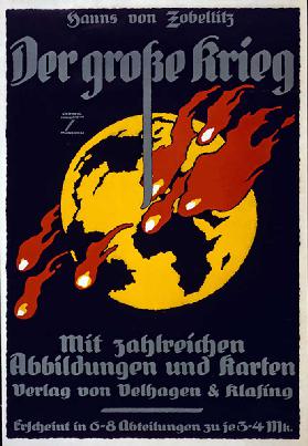 Advertisement for Der Grosse Krieg by Hanns von Zobeilitz, pub. 1916