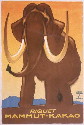 Advertisement for Riquet Mammut-Kakao, 1920
